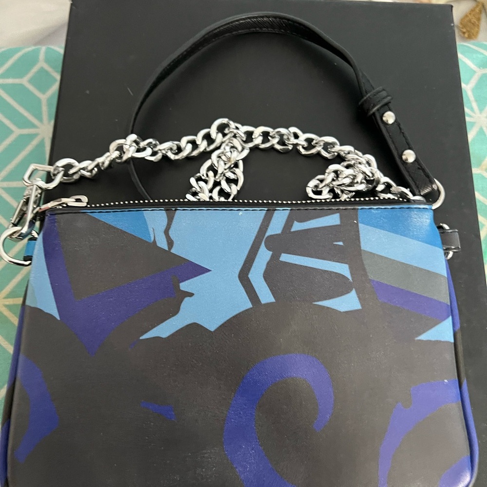 Marina Galanti Stylish Blue and Black Women's Bag
